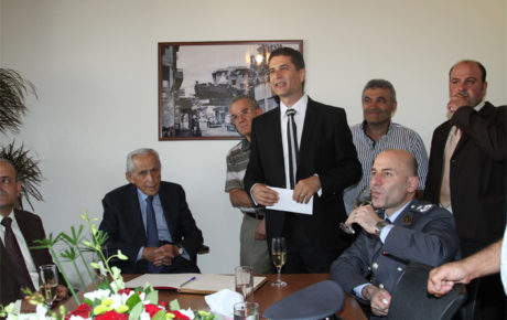إفتتاح مكتب نقابة مستوردي السيارات المستعملة في لبنان برعاية وزير العمل الأستاذ سليم جريصاتي, في سن الفيل